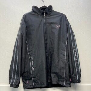 VTG 2000's Nike Jacket Black Large Swoosh on Back Mens sz L
